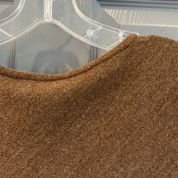 Rust Brown Medium Wool Eileen Fisher Dress - Picture 6 of 8